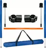 Agility-Hürden-Set für Hunde, 12 Slalomstangen, Hürden Produktbild-Vorschau 3