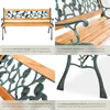 Gartenbank Marina 2-Sitzer 124 x 52 x 74 cm Produktbild-Vorschau 4