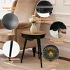 FATIVO Table Bout de Canapé avec Haut-Parleur 360, Voir les images du produit 9