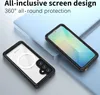 Two phone cases are displayed on a light blue and gray background. Anteprima dell’immagine prodotto