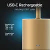 Ledvion 2x Wiederaufladbare LED Tischleuchte Messinggold Produktbild-Vorschau 6