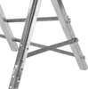 A close-up view of the metal frame of a sawhorse. Produktbild-Vorschau
