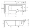 BADLAND Eckbadewanne Badewanne Integra LINKS 150x75 mit Produktbild-Vorschau 11
