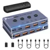 USB 3.2 10 Gbit/s KVM-Switch 4x4 mit Fernbedienung, 4 Produktbild-Vorschau 1