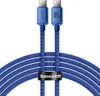 Cavo da USB-C a USB-C di Baseus Crystal Shine, 100 W, 2 m Anteprima dell’immagine prodotto 7