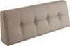 A tufted, rectangular cushion designed for pallet furniture, shown at an angle against a light gray background. Produktbild-Vorschau