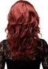 WIG ME UP Wellige halblange Perücke Rot Dunkel-Kupferrot Produktbild-Vorschau 4