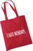 Huuraa Jutebeutel I hate mondays Schriftzug 10 Liter Produktbild-Vorschau 1