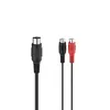Adattatore audio 2x accoppiamenti cinch a spina DIN a 5 pin Anteprima dell’immagine prodotto 4