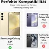 This image shows different Samsung Galaxy phone models and indicates compatibility with a case. Produktbild-Vorschau