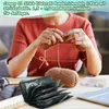 Edelstahl Rundstricknadeln Set 100cm mit Etui und Zubehör Produktbild-Vorschau 2