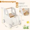 COSTWAY Baby Lauflernwagen, Lauflernhilfe mit Griff, Produktbild-Vorschau 3