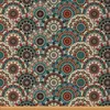 Boho Mandala Möbelstoff 3 Yards Grün Creme