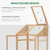 Châssis de culture en bois Outsunny, mini-serre 70 x 50 x Voir les images du produit 6