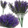 Künstliche lila Blumen, 12 Stück, dekorativer Produktbild-Vorschau 11