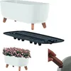 nabbi Kunststoff-Pflanzgefäß auf Beinen DGCL600 58 cm - Produktbild-Vorschau 11