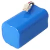 A single blue battery pack with a white connector and wires. Produktbild-Vorschau