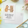 Mr. & Mrs. Panda Postkarte 2. Hochzeitstag Baumwollhochzeit Produktbild-Vorschau 3