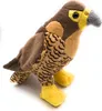 Onwomania Peluche Tissu Animal Faucon brun Oiseau de proie Voir les images du produit 1