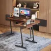 Rohový Počítačový Stôl 148 Cm – Moderný, Industriálny | Náhľad obrázku produktu 6