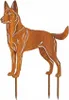 Edelrost Belgischer Schäferhund (Malinois) - Rost Deko Hund Produktbild-Vorschau 1