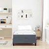 vidaXL Boxspringbett mit Matratze Dunkelgrau 90 x 200 cm Produktbild-Vorschau 3