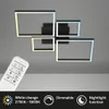 LED Deckenleuchte Fernbedienung CCT schwarz 40W dimmbar Produktbild-Vorschau 2