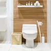 Relaxdays WC-Garnitur weiß, Toilettenpapierhalter, Produktbild-Vorschau 7
