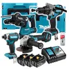Makita DLX4104TJ1 i sada DGA513+DHR243+DHP481+DTD153 Anteprima dell’immagine prodotto 1