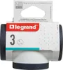 Multipresa compatta a 3 vie, 3 prese nero/bianco Anteprima dell’immagine prodotto 2