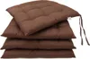 Sitzkissen Stuhlkissen 4er Set, ca. 40x40 cm, braun Produktbild-Vorschau 8