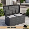 BigDean Auflagenbox Kissenbox Klicksystem 340 Liter Deckel Produktbild-Vorschau 8