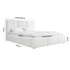 FEDVE Polsterbett Doppelbett Kestle Schlafzimmer Bett Produktbild-Vorschau 3