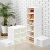 9-stöckige klappbare Schuhboxen , Keine Installation Produktbild-Vorschau 7