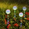 4er Pack 6-LED Garten Solarlampen Löwenzahn Blumen Produktbild-Vorschau 5