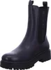 A black Chelsea boot with a thick sole is shown against a white background. Produktbild-Vorschau