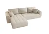 A beige sectional sofa with multiple cushions, shown from a slightly elevated angle against a white background. Voir les images du produit