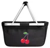 Huuraa Einkaufskorb Kirsche Comic 20 Liter Black faltbarer Produktbild-Vorschau 1