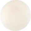 A close-up, isolated shot of a white, spherical object against a white background. Produktbild-Vorschau