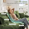 Chenille-Cloud-Sofa L-Form, modulares Schlafsofa mit Produktbild-Vorschau 12