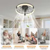 ZELURXX Deckenventilator mit LED Beleuchtung Ø50cm, Flaches Produktbild-Vorschau 4