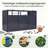 KOMFOTTEU Mülltonnenbox 3er, Outdoor Mülltonnenhaus für 3X Produktbild-Vorschau 3