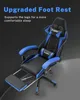 Bigzzia Gaming Stuhl mit Fußstütze - Gamer Stühle Produktbild-Vorschau 5