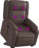 vidaXL Massagesessel mit Aufstehhilfe Elektrisch Braun Produktbild-Vorschau 3