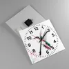 Wanduhr - Quadrat - Glasuhr - Kolibri Aquarell Licht - Produktbild-Vorschau 2