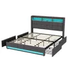 INONEFT Slaapbank 180x200 cm, bed met opbergruimte, 4 Productafbeelding-voorbeeld 10
