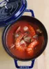 Cocotte na prach, 29 cm grenadinová červená oválná litina Náhled obrázku produktu 8