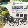 CASARIA® Gartenmöbel Set 8 Stühle mit Tisch 190x90cm Produktbild-Vorschau 9