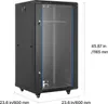 SucceBuy 22U Netzwerkschrank, 600 mm Tiefe, 136 kg Produktbild-Vorschau 8