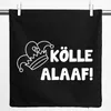 Huuraa Kissenbezug Kölle Alaaf Narrenkappe 40x40cm Black Produktbild-Vorschau 1